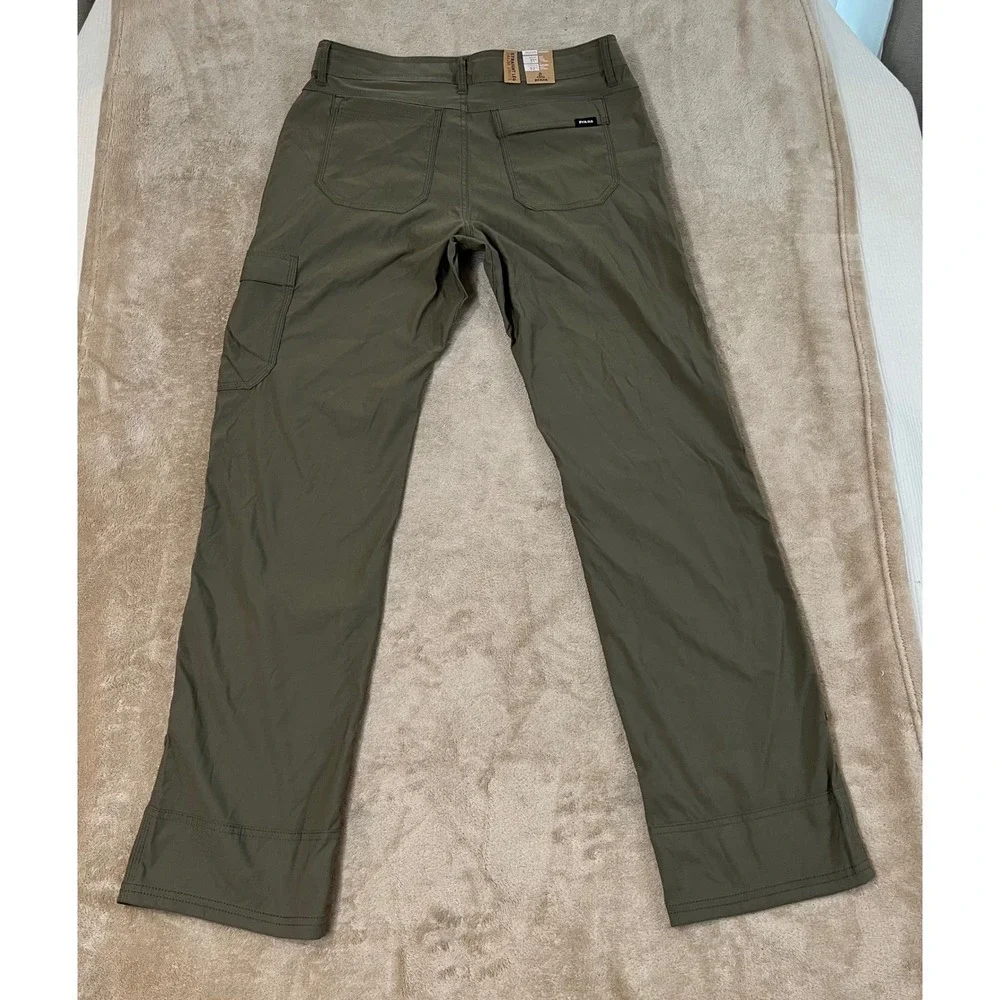 Prana Stretch Zion Pant II Men's 31x32 Green Hiking Cargo Pants 1969791 $95 NEW